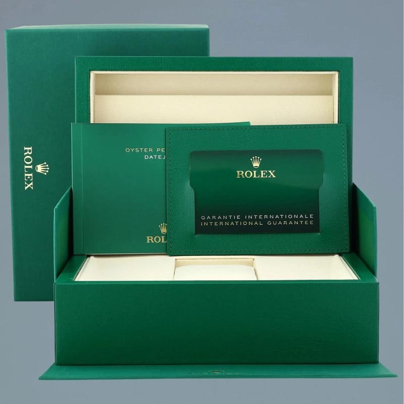 2025 NEW PAPERS Rolex DateJust 36mm Wimbledon Stick 126234 Jubilee White Gold - 7