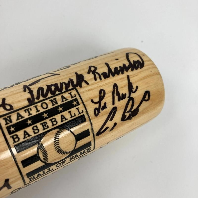 2015 Hall Of Fame Induction Multi Signed Baseball Bat 46 Sigs Sandy Koufax JSA - 10