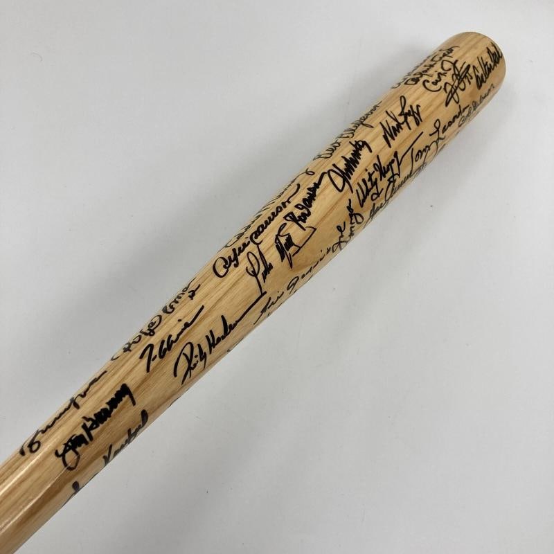 2015 Hall Of Fame Induction Multi Signed Baseball Bat 46 Sigs Sandy Koufax JSA - 5
