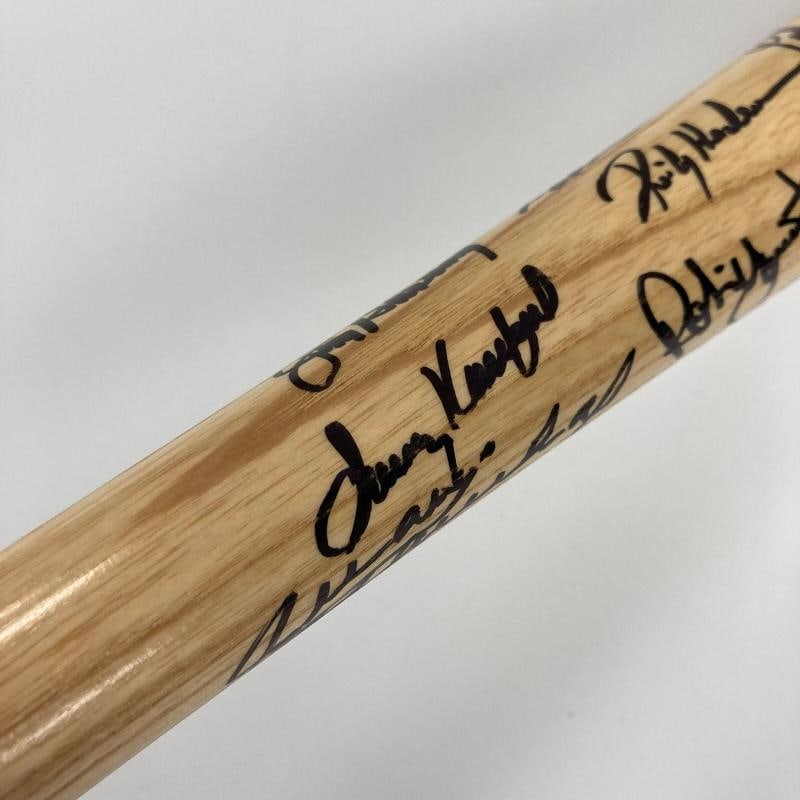 2015 Hall Of Fame Induction Multi Signed Baseball Bat 46 Sigs Sandy Koufax JSA - 7