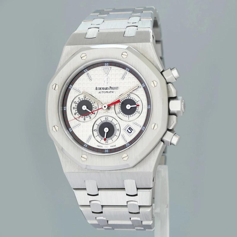 2009 PAPERS MINT Audemars Piguet 26300ST Royal Oak Silver Panda Chrono 39mm - 3