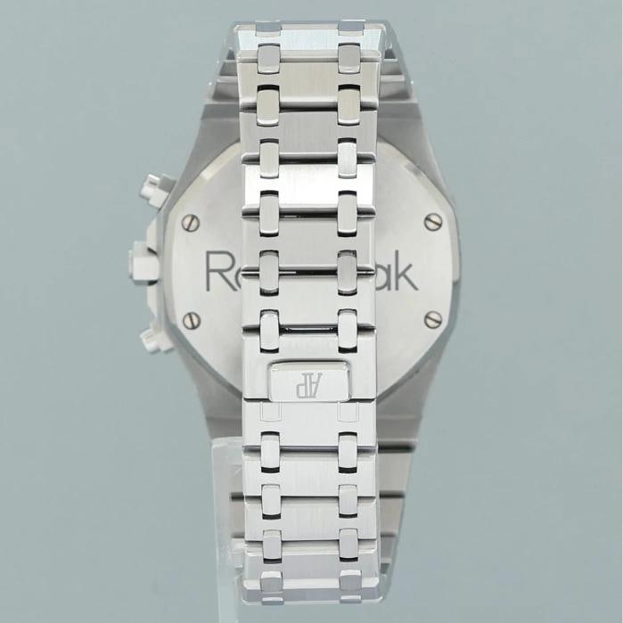 2009 PAPERS MINT Audemars Piguet 26300ST Royal Oak Silver Panda Chrono 39mm - 5