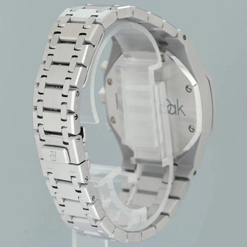 2009 PAPERS MINT Audemars Piguet 26300ST Royal Oak Silver Panda Chrono 39mm - 6