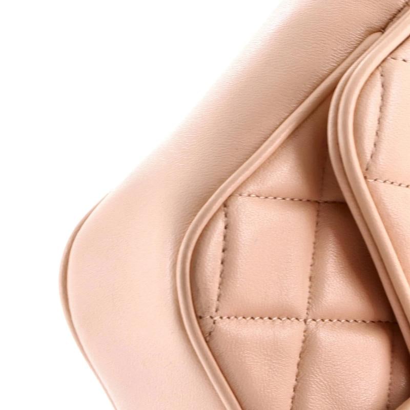 Chanel CC Tab Flap Shoulder Bag Quilted Lambskin Mini - 6