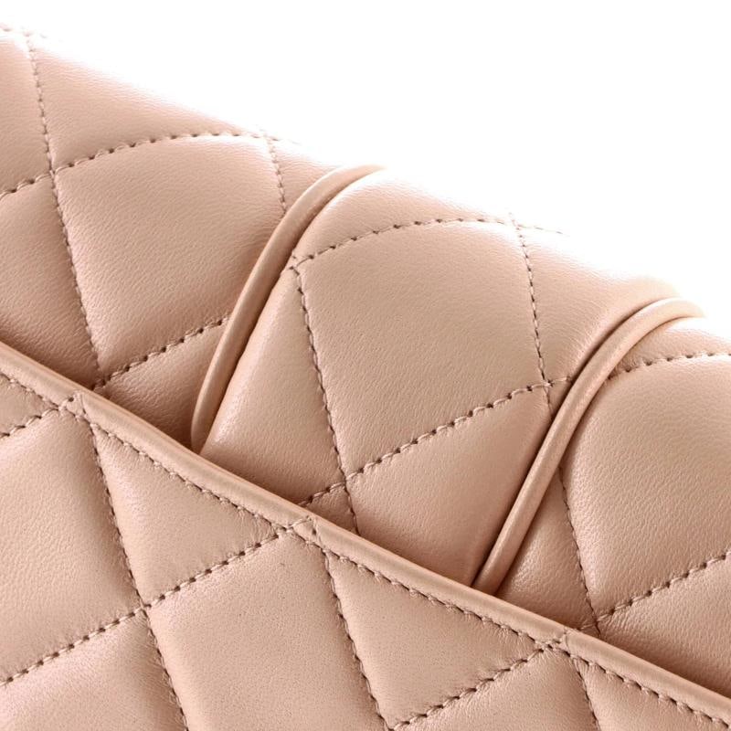 Chanel CC Tab Flap Shoulder Bag Quilted Lambskin Mini - 7