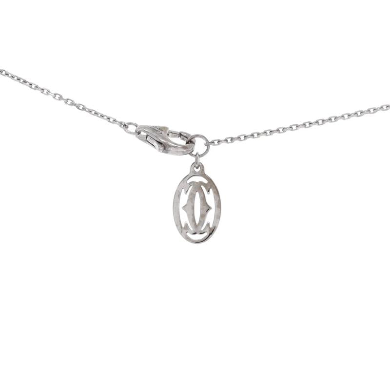 Cartier Heart Pendant Necklace 18K White Gold and Pave Diamonds Medium - 3