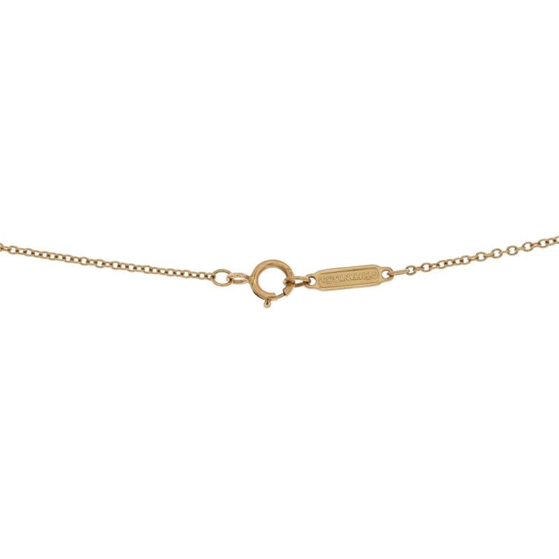 Tiffany & Co. T Smile Pendant Necklace 18K Yellow Gold and Diamonds Small - 3