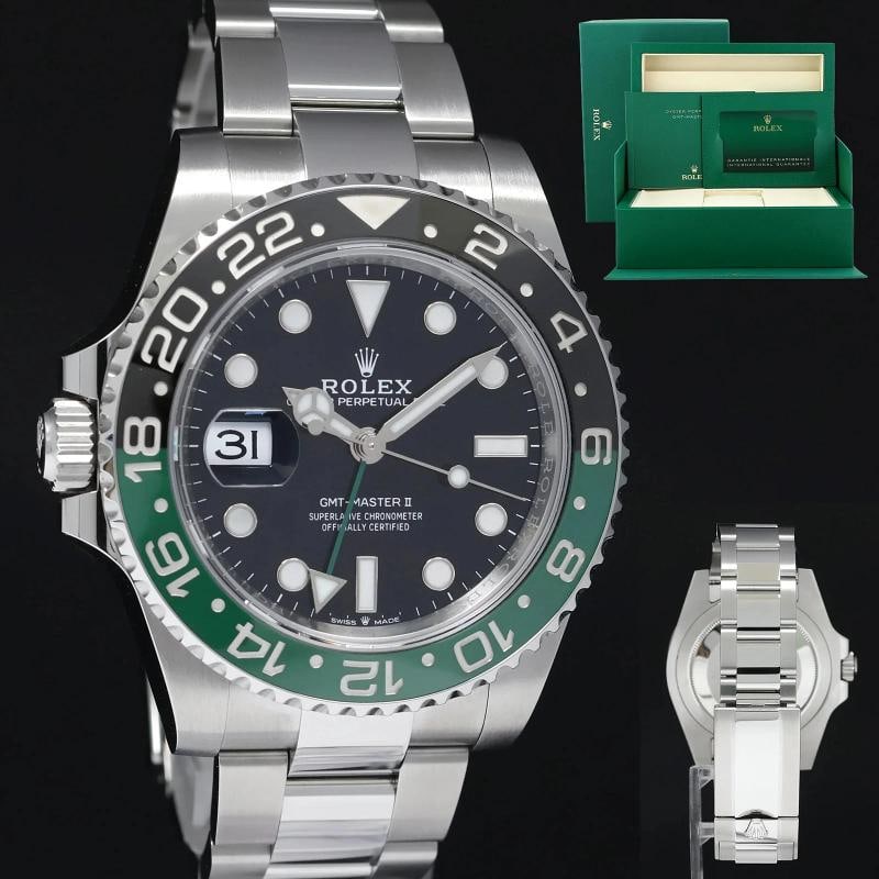 2026 NEW PAPERS Rolex 126720VTNR GMT-Master II Sprite Green Black Oyster Steel: Condition: New with box and papers: This item is brand new and has never been worn. It still has the original ... Read moreabout the conditionNew with box and papers: This item is brand new and has