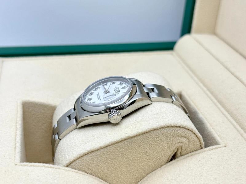 2004 Rolex Ladies Datejust 79160 White Roman Dial Stainless Steel Box Papers - 4