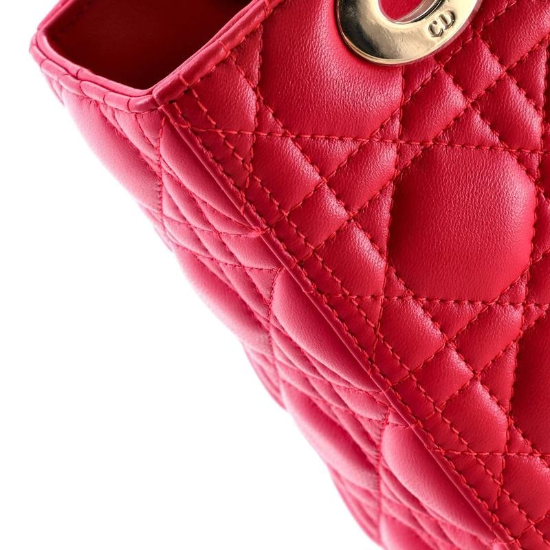Christian Dior Lady Dior Bag Cannage Quilt Lambskin Medium - 7