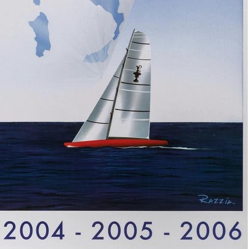 Original Poster, Razzia, Louis Vuitton ACTS, Spinaker, Boat, Sailing Ship, 2006 - 4