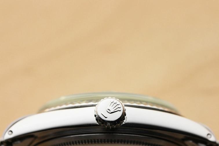 MENS ROLEX DATEJUST WHITE DIAMOND DIAL 18K WHITE GOLD STAINLESS STEEL WATCH - 8