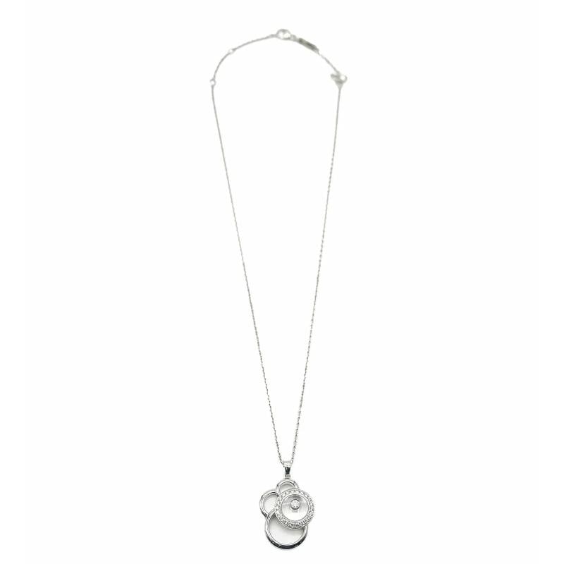 Chopard White Gold Diamond Happy Diamonds Pendant - 3
