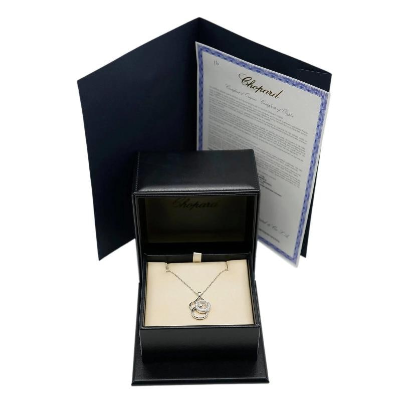 Chopard White Gold Diamond Happy Diamonds Pendant - 7