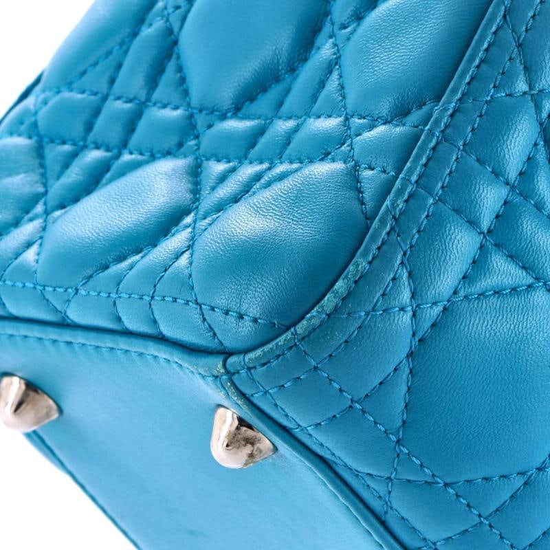 Christian Dior Lady Dior Bag Cannage Quilt Lambskin Large - 7