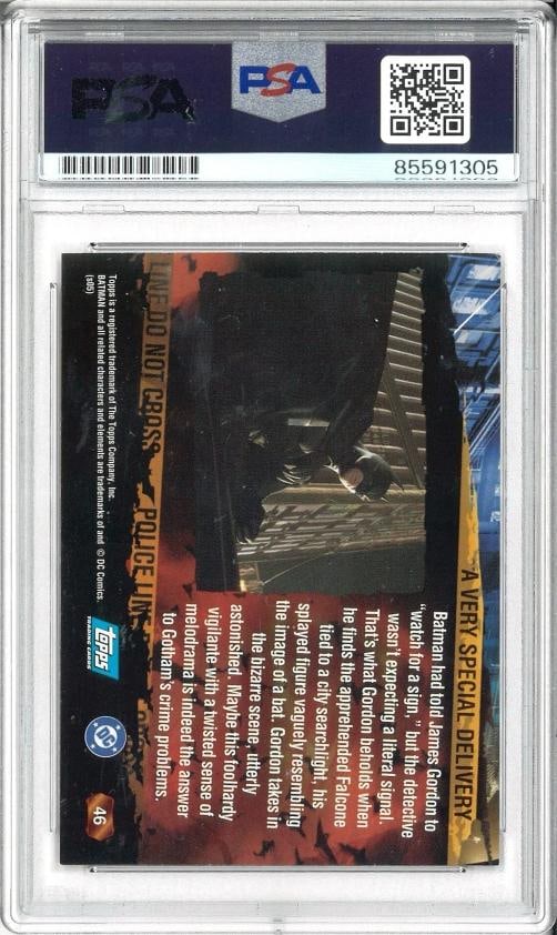 GARY OLDMAN Signed Autograph Slabbed Topps Batman Begins Card PSA DNA - 2