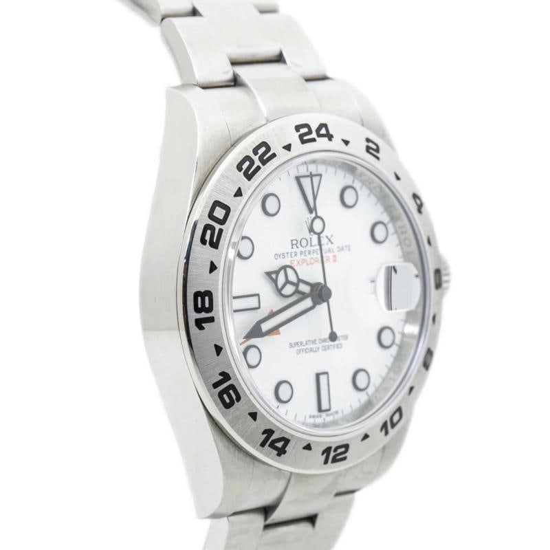 Rolex Explorer II 216570 Papers Oyster Stainless Steel White Index Auto 42mm - 3