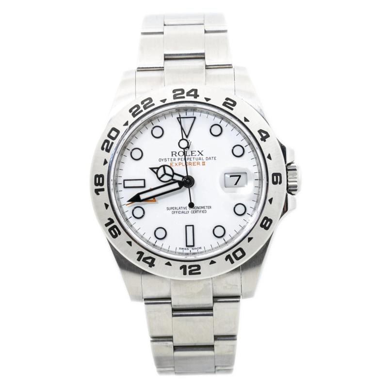 Rolex Explorer II 216570 Papers Oyster Stainless Steel White Index Auto 42mm - 5