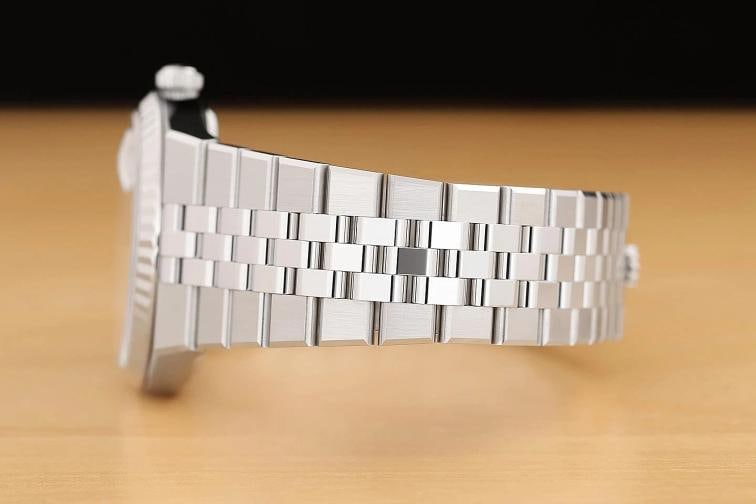 2026 APR B&P ROLEX LAND- DWELLER 127234 36MM 18K GOLD BEZEL HONEYCOMB WATCH - 5