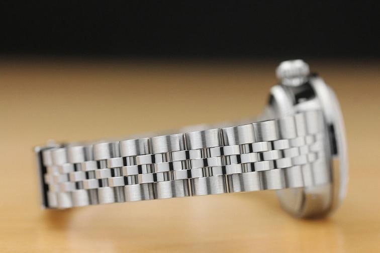 LADIES ROLEX DATEJUST SILVER DIAMOND 18K WHITE GOLD & STAINLESS STEEL WATCH - 6