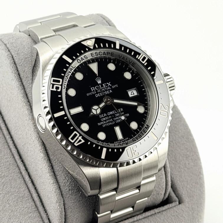 Rolex Sea Dweller Deepsea 116660 44mm Black Ceramic Stainless Steel Box Papers - 4