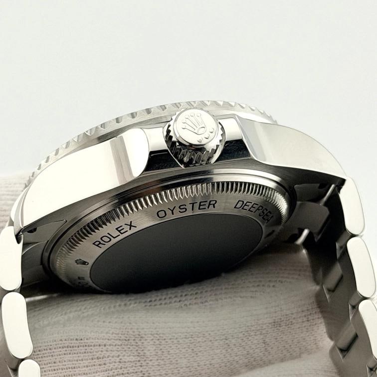 Rolex Sea Dweller Deepsea 116660 44mm Black Ceramic Stainless Steel Box Papers - 5
