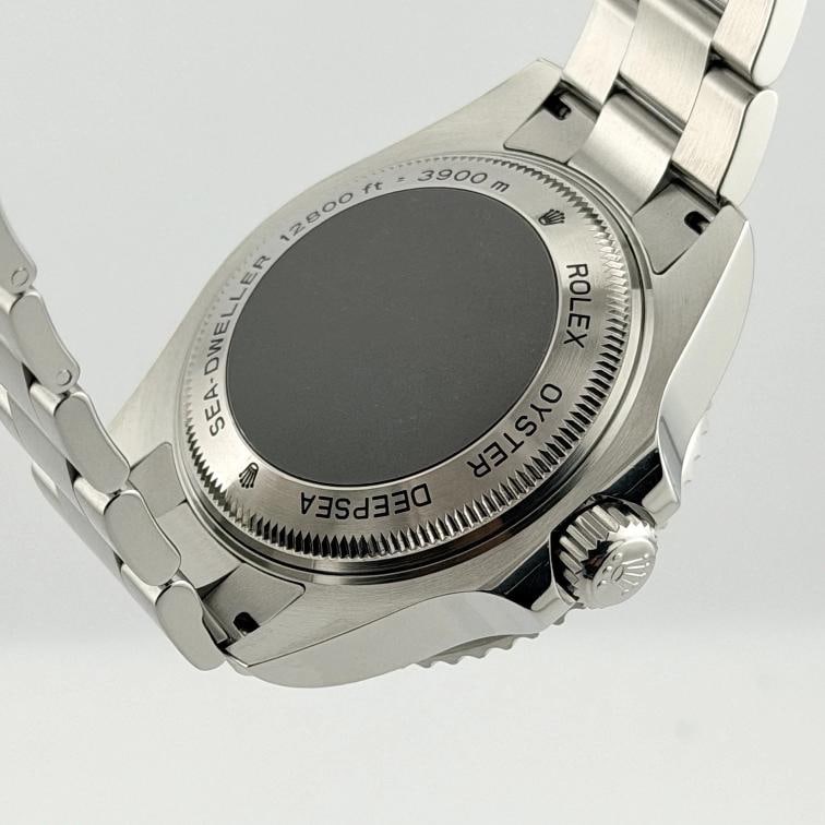 Rolex Sea Dweller Deepsea 116660 44mm Black Ceramic Stainless Steel Box Papers - 6
