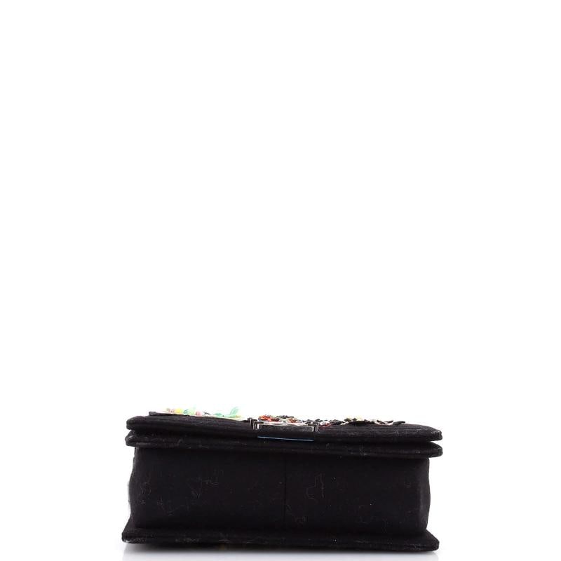 Chanel Paris-Salzburg Metiers d'Art Boy Flap Bag Embellished Quilted Felt Old - 4