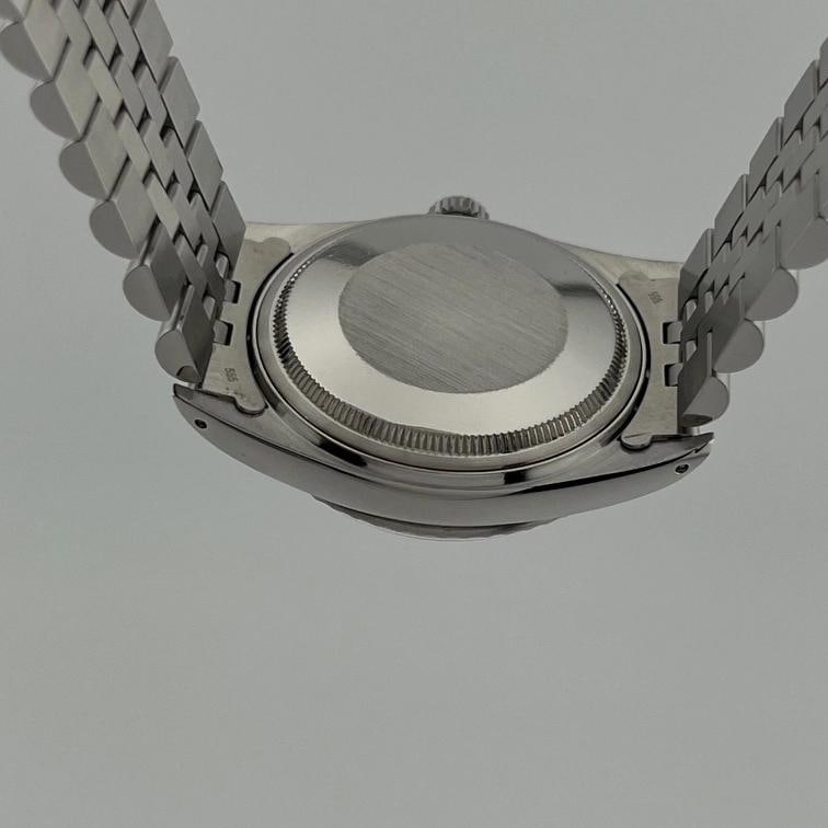 Rolex Datejust 16000 36mm Blue Mother Of Pearl Diamond Dial Stainless Steel - 11