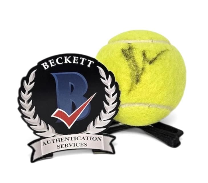 MARIA SHARAPOVA SIGNED WIMBLEDON TENNIS BALL AUTHENTIC AUTOGRAPH BAS BECKETT - 2
