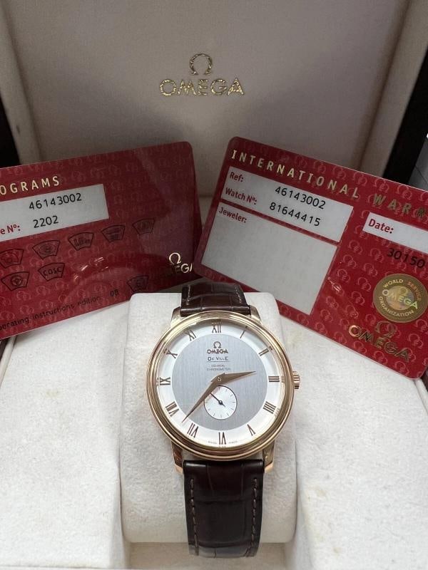 Omega De Ville Prestige 4614.30.02 39mm 18K Rose Gold - 2