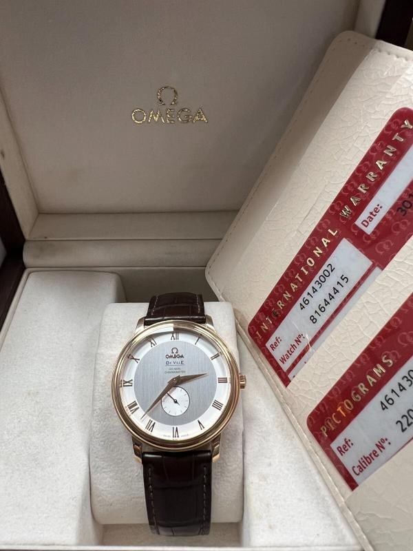 Omega De Ville Prestige 4614.30.02 39mm 18K Rose Gold - 3