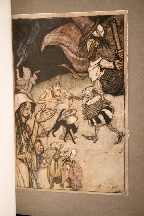 Thomas Ingoldsby / 1913 Ingoldsby Legends Witches Ghosts Monsters Illustrated - 14
