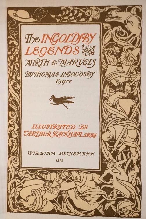 Thomas Ingoldsby / 1913 Ingoldsby Legends Witches Ghosts Monsters Illustrated - 7