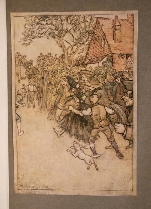 Thomas Ingoldsby / 1913 Ingoldsby Legends Witches Ghosts Monsters Illustrated - 9