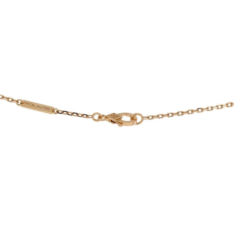 Van Cleef & Arpels Two Butterfly Pendant Necklace 18K Yellow Gold with Diamonds - 4