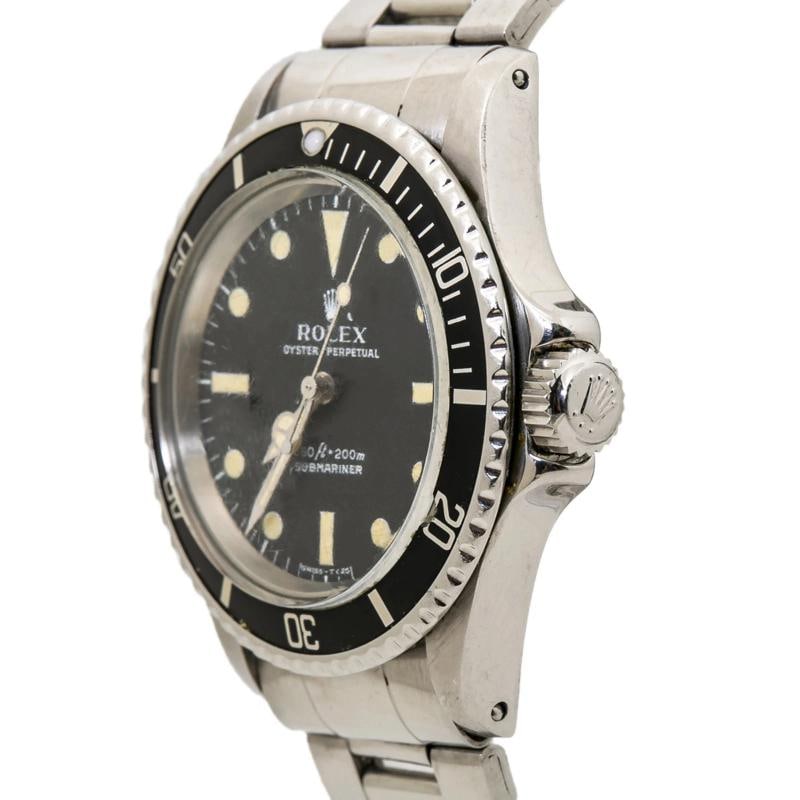 Rolex Submariner 5513 Complete Oyster Stainless Steel Black Dial Automatic 40mm Box and papers - 3