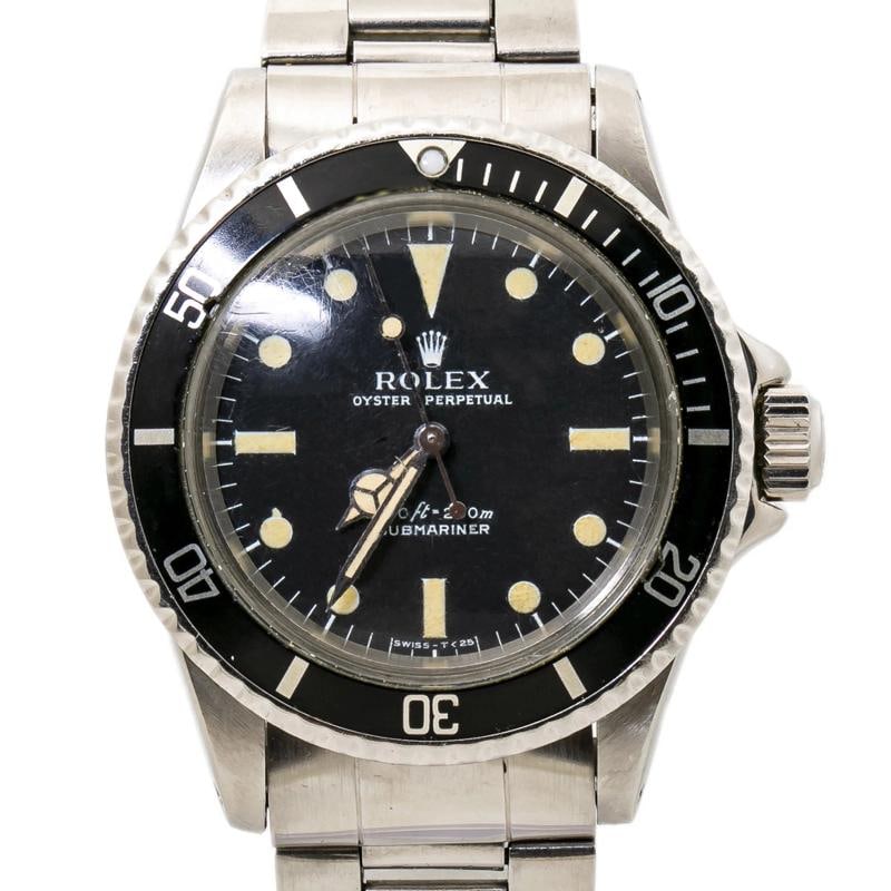 Rolex Submariner 5513 Complete Oyster Stainless Steel Black Dial Automatic 40mm Box and papers - 4