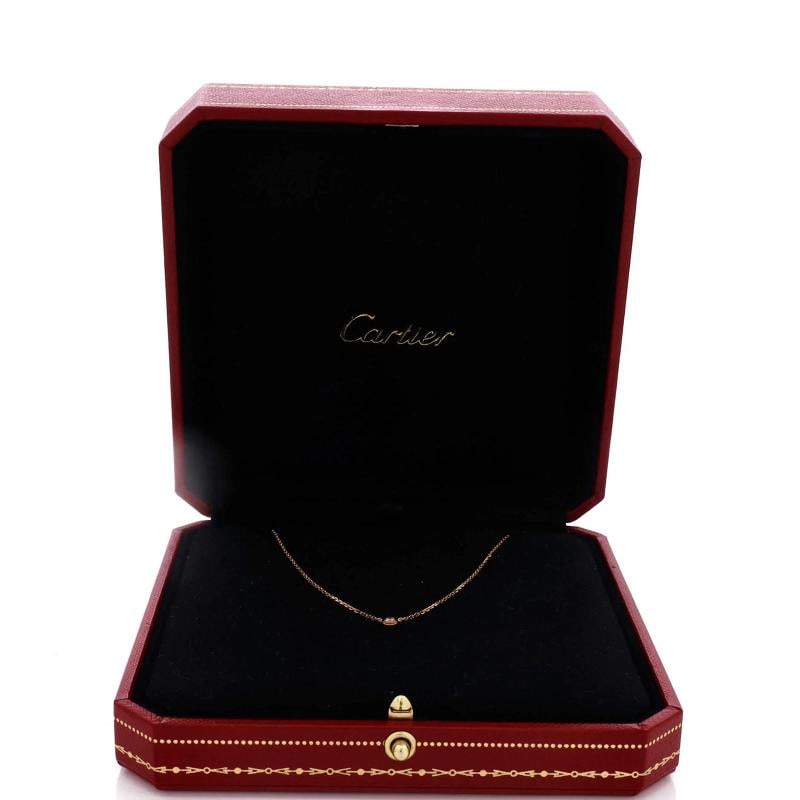Cartier Cartier D'Amour Pendant Necklace 18K Rose Gold with Diamond XS - 2