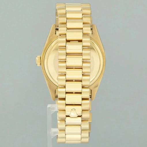 Rolex President Day-Date White Diamond 18038 Quickset Yellow Gold Watch Box - 5