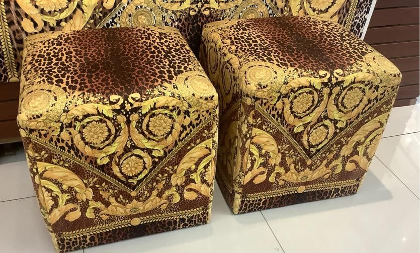 Atelier Versace Custom Made Cube Ottoman 19Ã¢â‚¬Â/19Ã¢ - 2