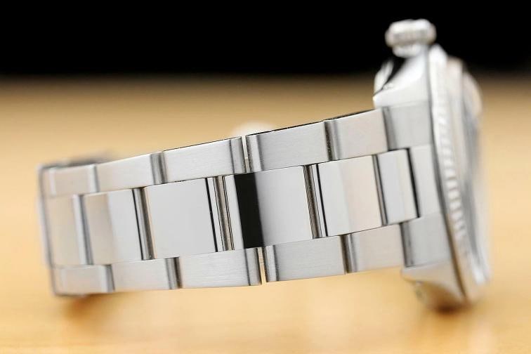 MENS ROLEX DATEJUST 16014 WHITE ROMAN DIAL 18K WHITE GOLD STAINLESS STEEL WATCH - 8