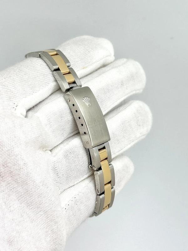 Rolex Ladies Datejust 79163 26mm Factory Silver Diamond Dial 18k Gold Steel - 9