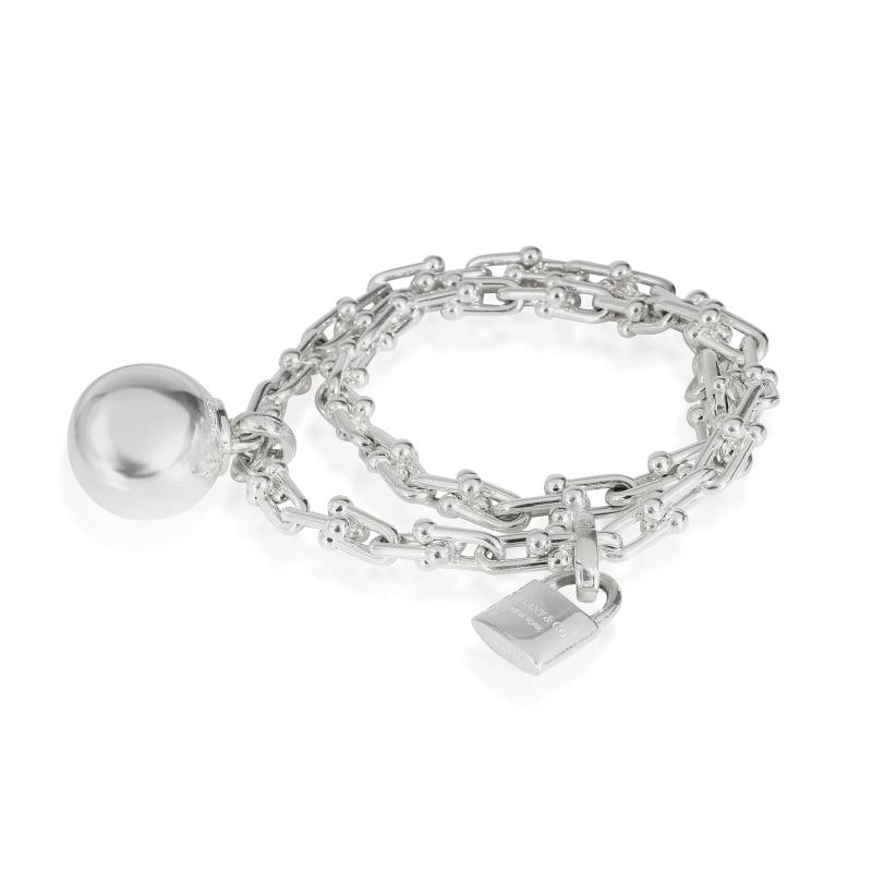 Tiffany & Co. Sterling Silver Small Model HardWear Wrap Bracelet - 2
