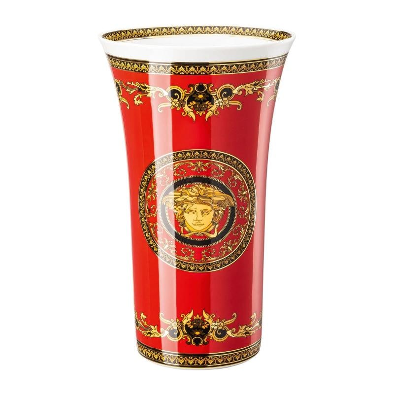 Versace Rosenthal Medusa Red Vase 34 cm(13.38")-Complete Assortment: Condition: New: A brand-new, unused, unopened, undamaged item in its original packaging (where packaging is ... Read moreabout the conditionNew: A brand-new, unused, unopened, undamaged item in its