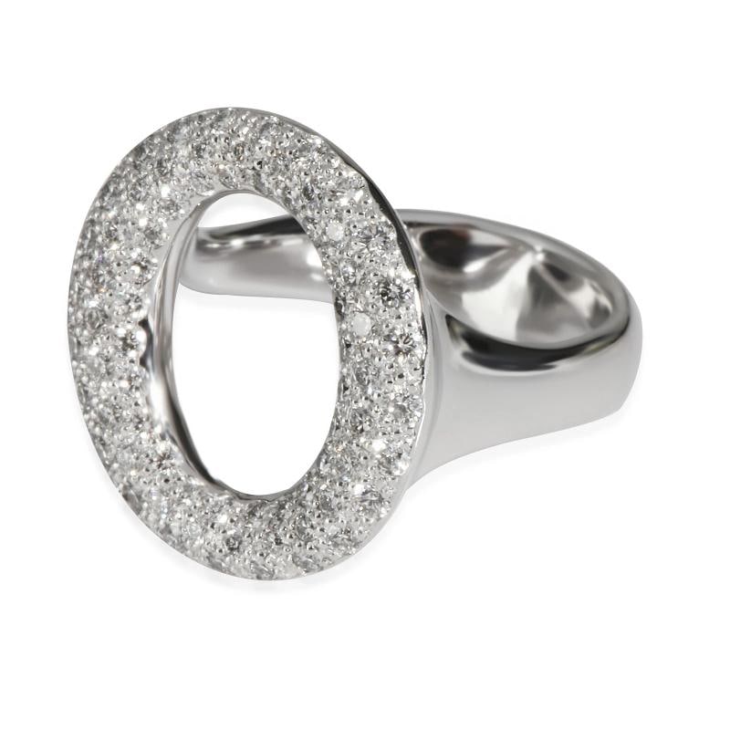 Tiffany & Co. Elsa Peretti Sevillana Diamond Ring in 18KT White Gold 0.80 CTW - 2