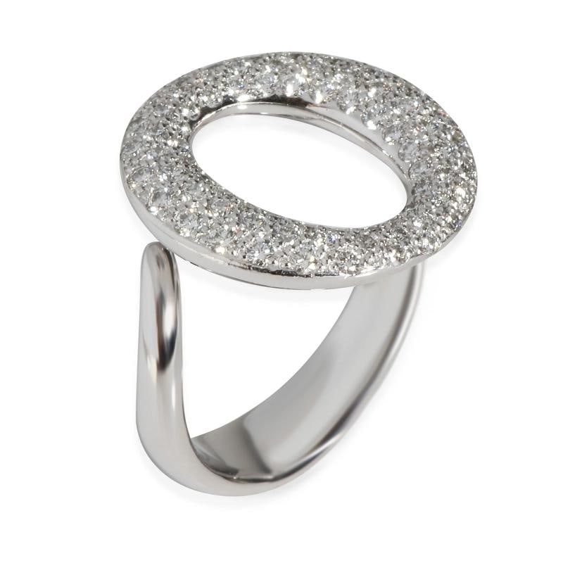 Tiffany & Co. Elsa Peretti Sevillana Diamond Ring in 18KT White Gold 0.80 CTW - 3