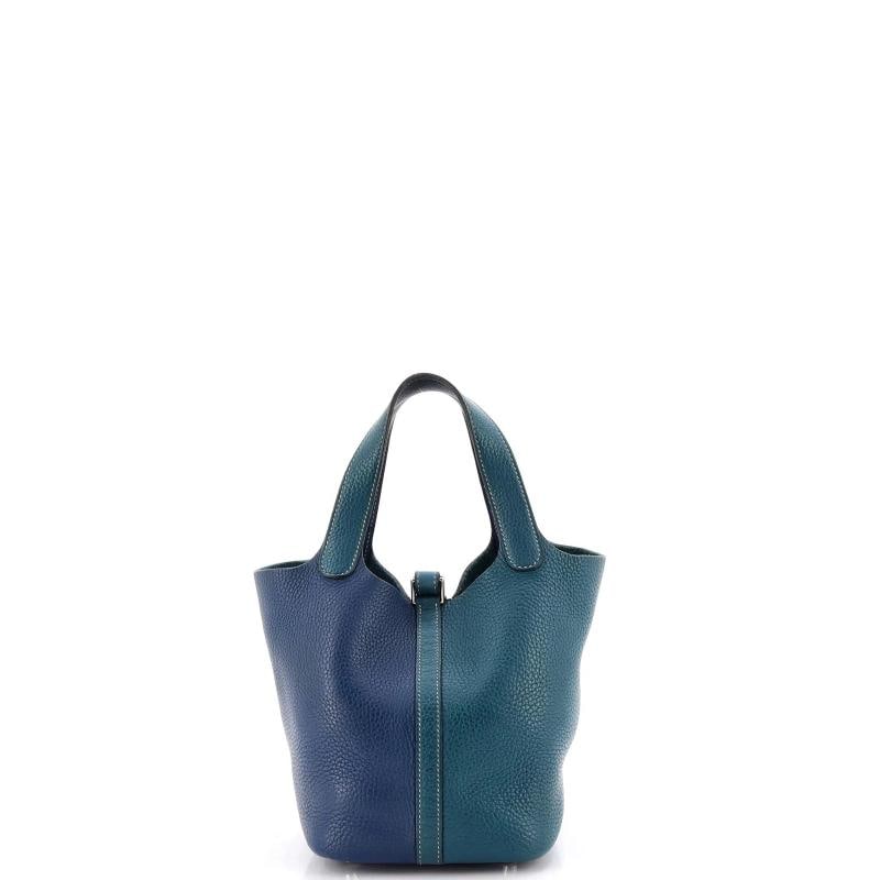 Hermes Picotin Lock Bag Bicolor Clemence PM - 3
