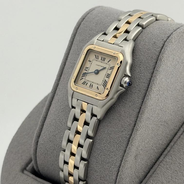 Cartier Panthere Small 112000R 22mm 18k Yellow Gold Stainless Steel - 10