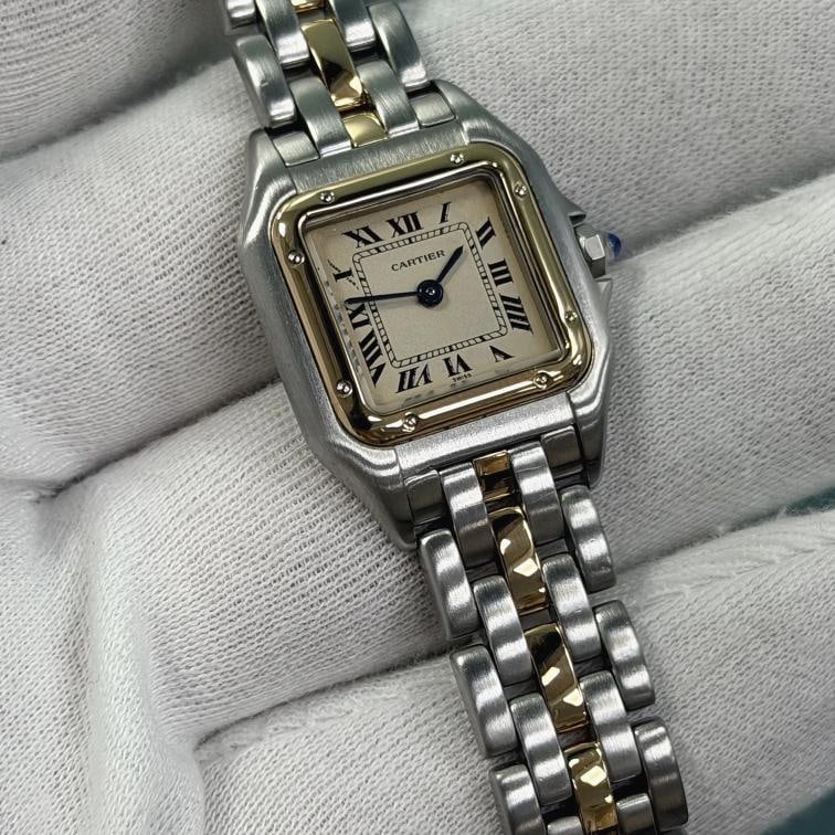 Cartier Panthere Small 112000R 22mm 18k Yellow Gold Stainless Steel - 3